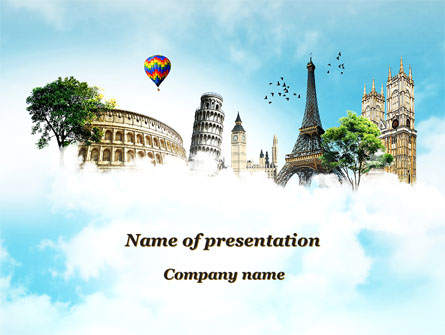 Vacation In Europe Presentation Template, Master Slide