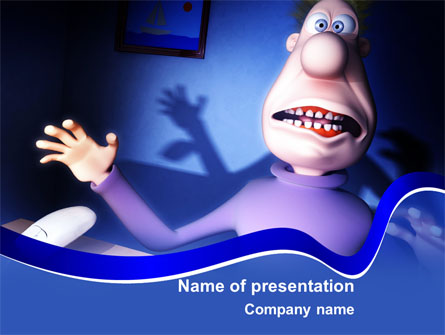 Fear Of Computer Presentation Template, Master Slide