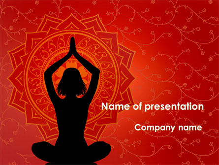 Meditation Yoga Presentation Template, Master Slide