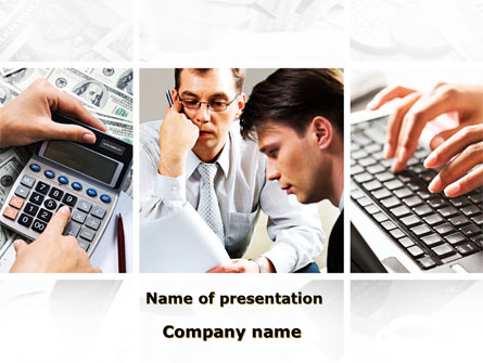 Accountant Job Presentation Template, Master Slide