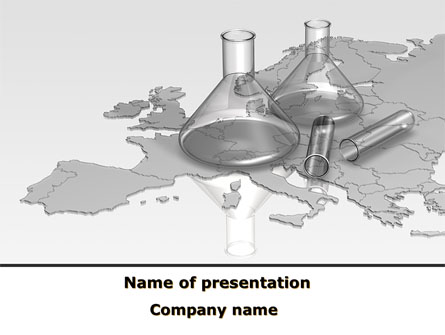 Laboratory Equipment of Europe Presentation Template, Master Slide