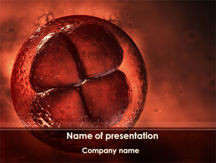 Division Cells Presentation Template, Master Slide