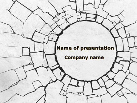 Hole In The Stone Wall Presentation Template, Master Slide