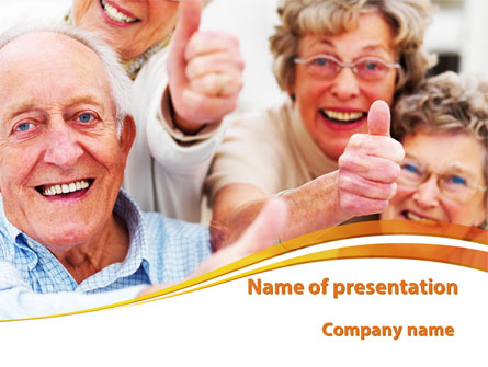 Aged People Presentation Template, Master Slide