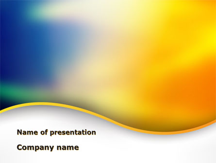 Abstract Wave Presentation Template, Master Slide