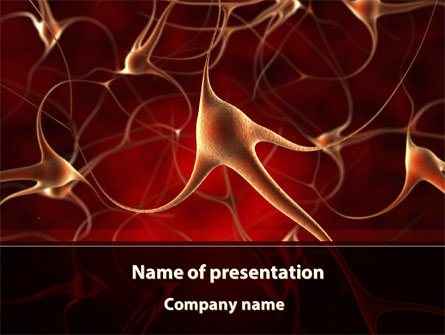 Nerve Cell Presentation Template, Master Slide