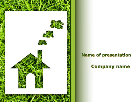 Green House Idea Presentation Template, Master Slide