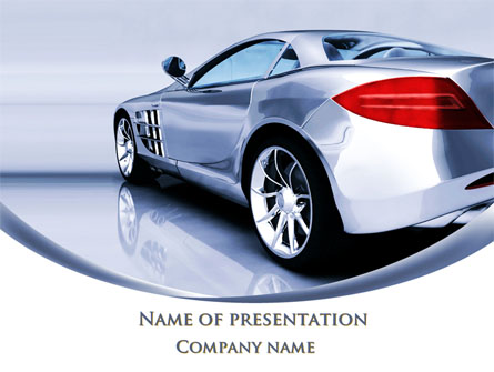 Sports Car Design Presentation Template, Master Slide