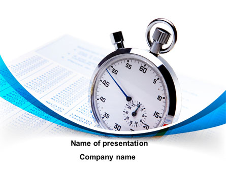 Time Management Tool Presentation Template, Master Slide