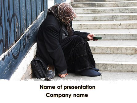 Beggar Presentation Template, Master Slide