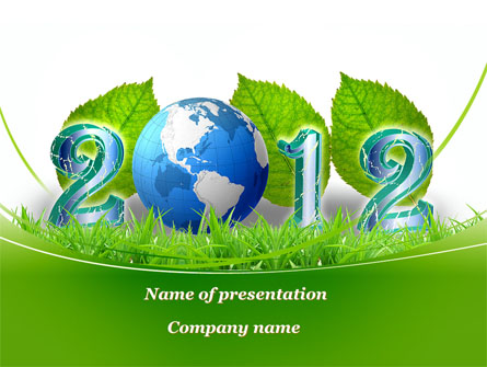 2012 Green Year Presentation Template, Master Slide