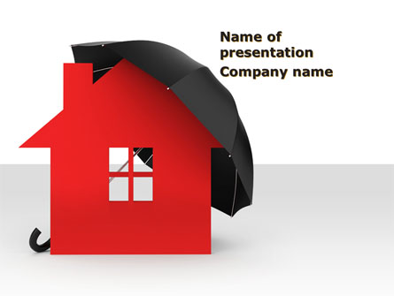 Home Insurance Presentation Template, Master Slide