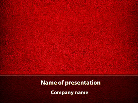 Red Silk Backing Presentation Template, Master Slide