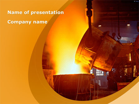 Steel Industry Presentation Template, Master Slide