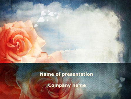 Tender Roses Presentation Template, Master Slide
