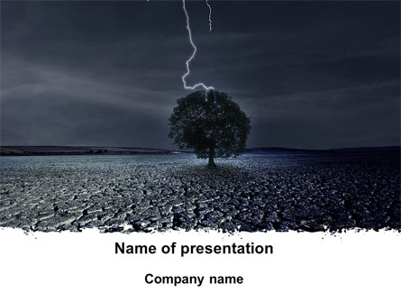 Stormy Weather Presentation Template, Master Slide