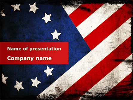 Betsy Ross Flag The First American Flag Presentation Template, Master Slide