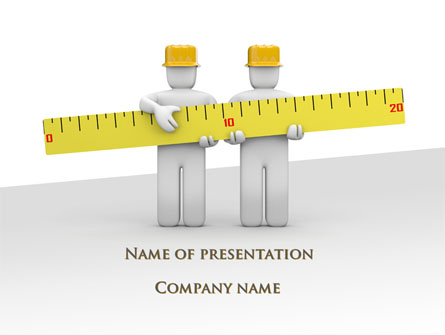 Measurements Presentation Template, Master Slide