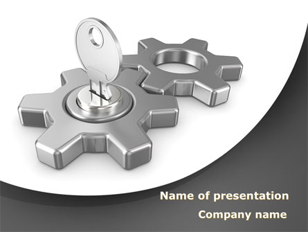 Key To Launch Process Presentation Template, Master Slide