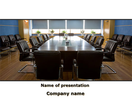 Corporate Conference Hall Presentation Template, Master Slide