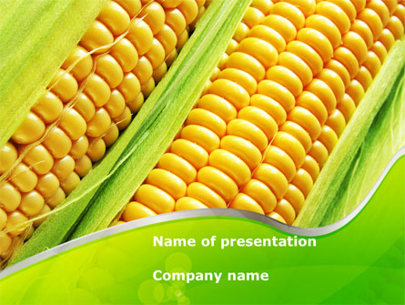 Ear Of Corn Presentation Template, Master Slide