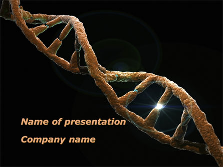 Defective Gene Presentation Template, Master Slide