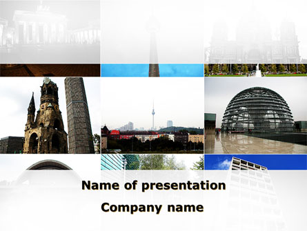 Sights Of Berlin Presentation Template, Master Slide