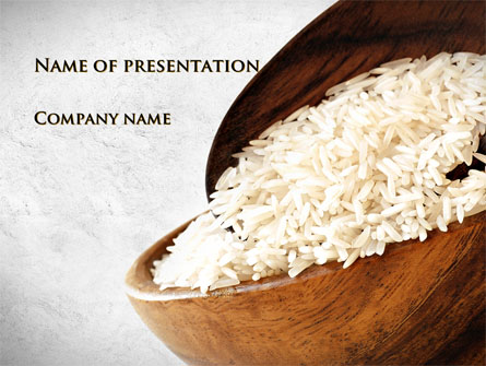 Oblong Rice Presentation Template, Master Slide