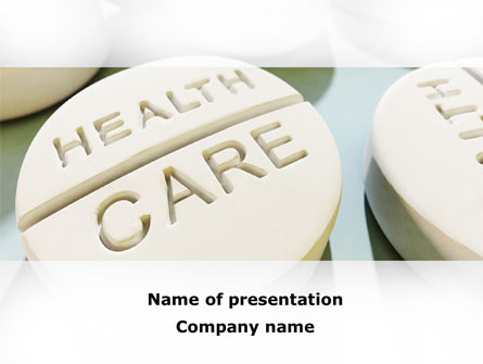 Health Care Presentation Template, Master Slide