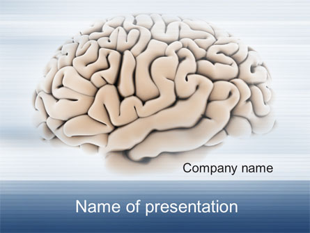 Human Brain Preparation Presentation Template, Master Slide