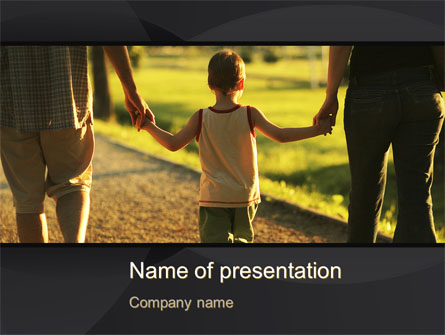 Son Of A Family Presentation Template, Master Slide