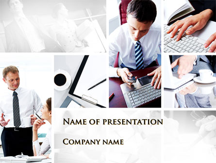 Day At The Office Presentation Template, Master Slide