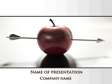 Apple Of William Tell Presentation Template, Master Slide