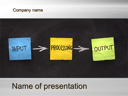 Workflow Presentation Template, Master Slide