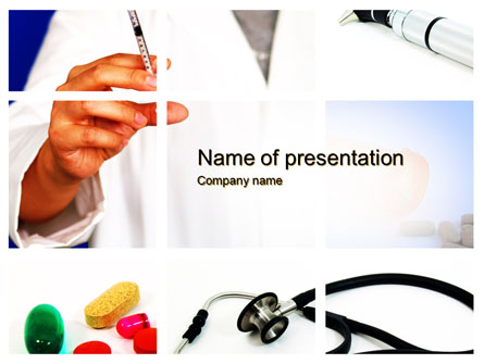Educational Medical Presentation Template, Master Slide