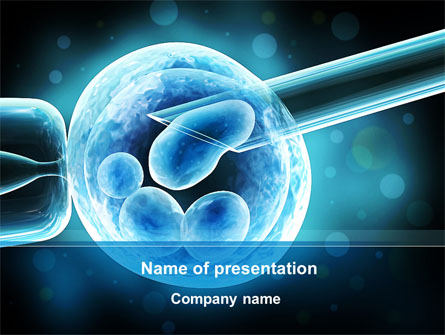 Artificial Fertilization Presentation Template, Master Slide