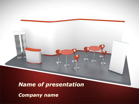 Bar Interior Model Presentation Template, Master Slide