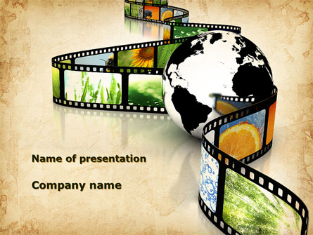 Nature Documentary Movies Presentation Template, Master Slide