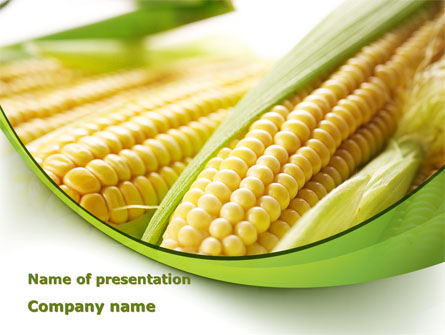 New Crop Of Maize Presentation Template, Master Slide