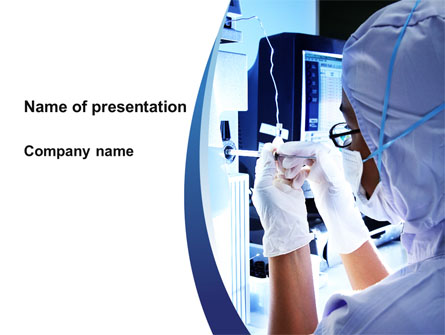 Hardware Medical Tests Presentation Template, Master Slide