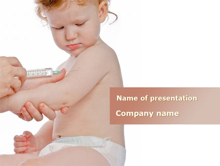 Childhood Vaccination Presentation Template, Master Slide