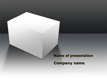 Parallelepiped Presentation Template, Master Slide