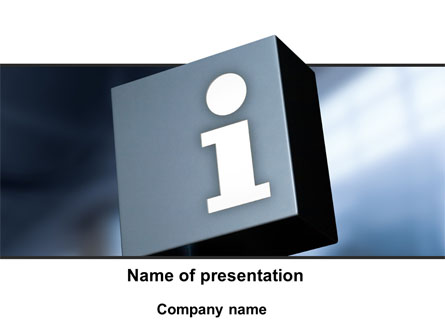 Information Box Presentation Template, Master Slide