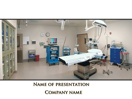 Medical Equipment For Operation Room Presentation Template, Master Slide