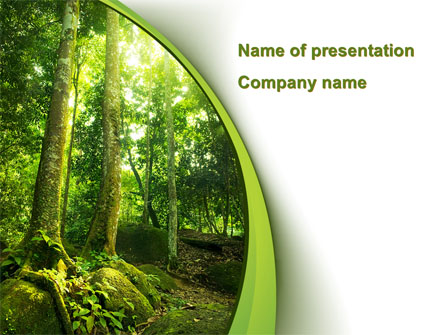 Trees in the Forest Presentation Template, Master Slide