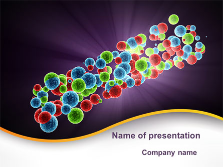 Molecular Conglomerate Presentation Template, Master Slide