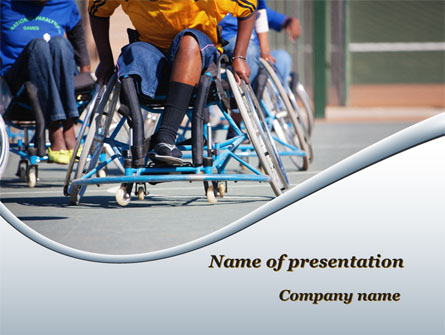Paralympic Games Presentation Template, Master Slide