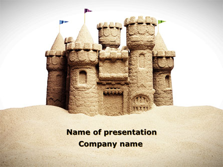 Sand Castle Presentation Template, Master Slide
