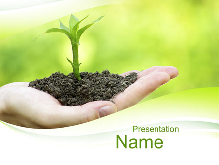 Plant Growth Presentation Template, Master Slide