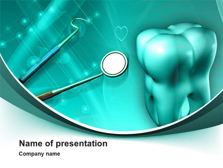 Tooth And Stomatology Instruments Presentation Template, Master Slide